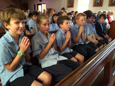 Ash Wednesday mass at St Canice