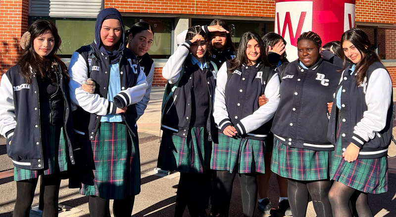 Delany Catholic College Granville students at Western Sydney University