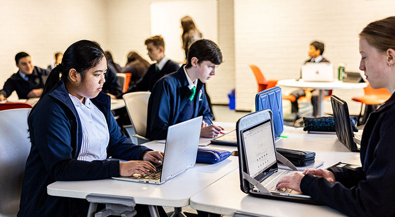 Learning at Delany College Granville