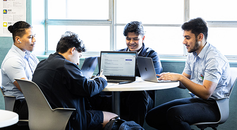 Senior Delany Catholic College Granville students