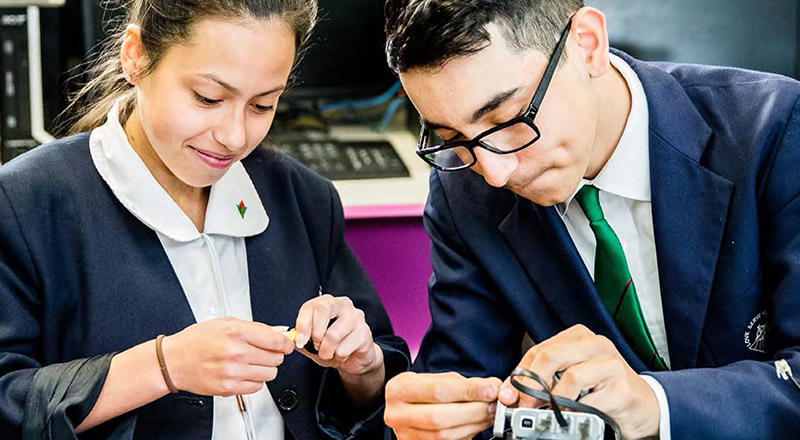 Delany Catholic College Granville students in class