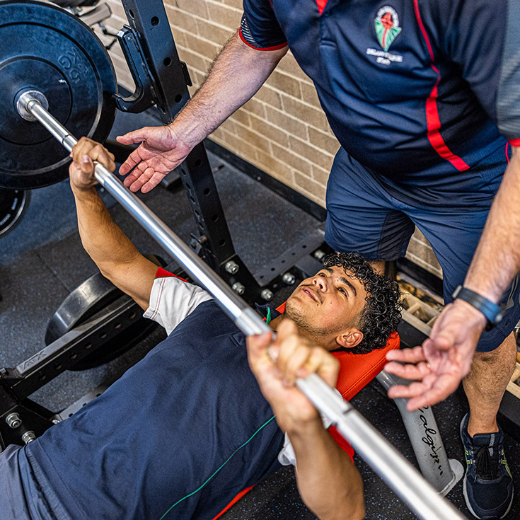 Gym equipment at Delany Catholic College Granville