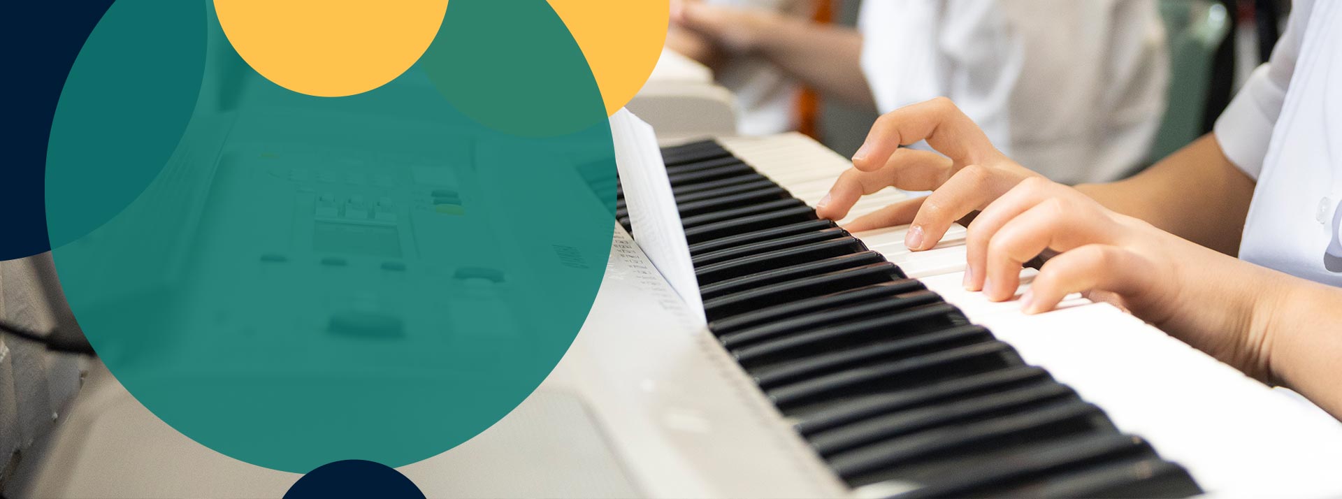 Delany Granville students in music class