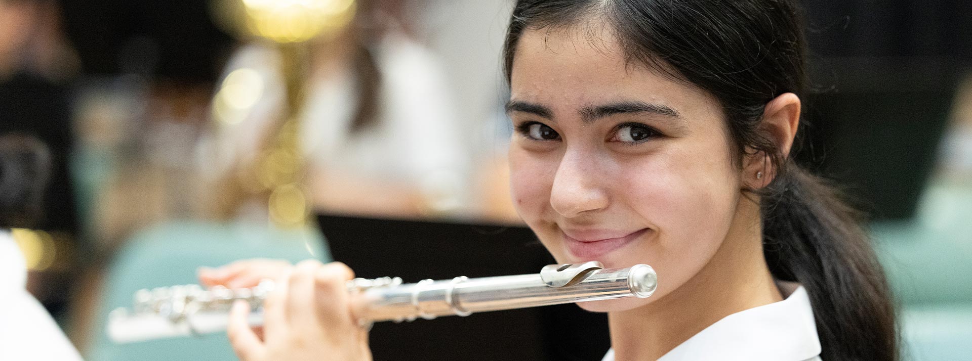 Delany Granville students in music class