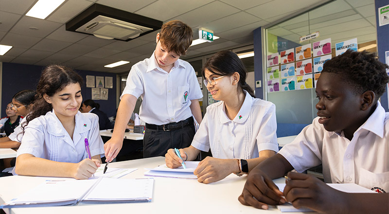  Delany Granville students in class