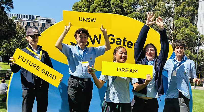 Students attending UNSW